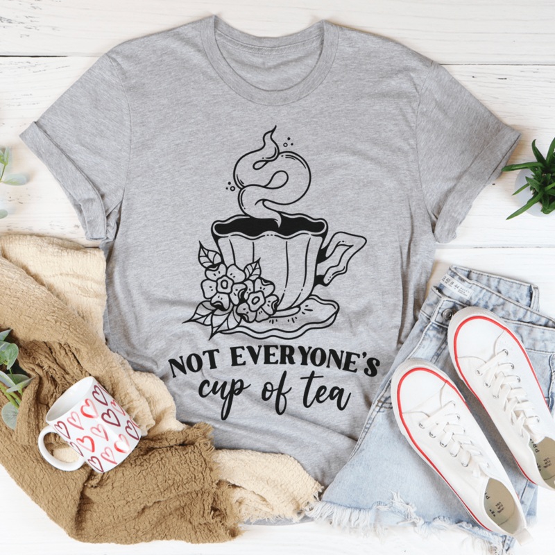 Cup Of Tea Tee Athletic Heather S