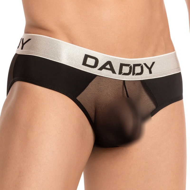Daddy Mens Bikini Underwear DDI015 Small Black