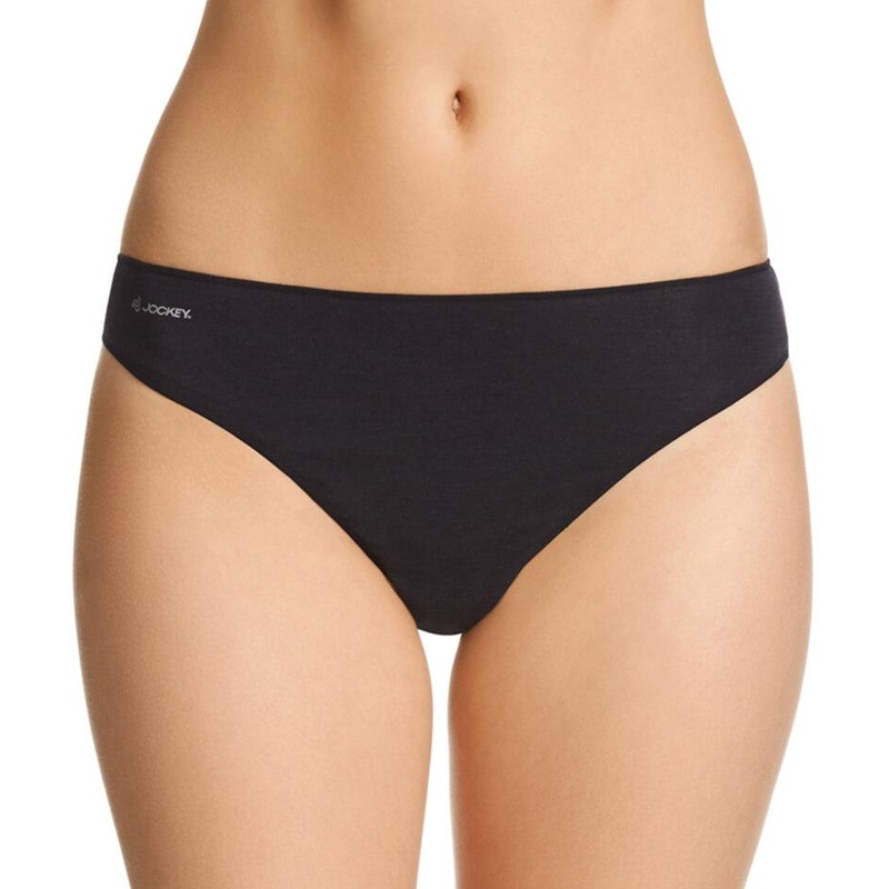 Jockey No Panty Line Promise Bamboo Naturals G-String – Black XS