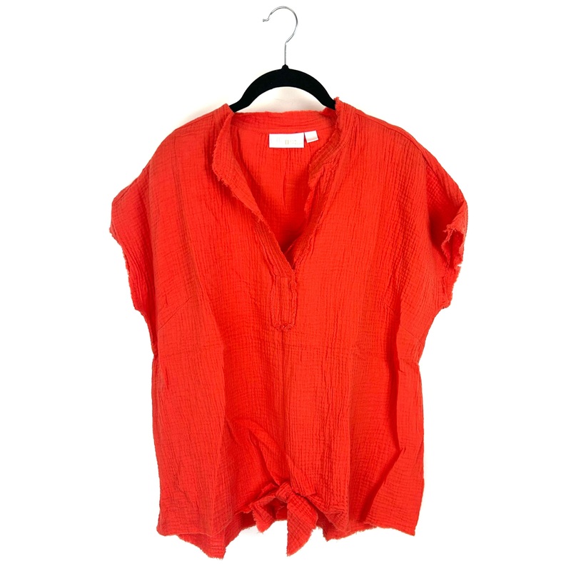 Tangerine Orange Short Sleeve Shirt – Size 6/8