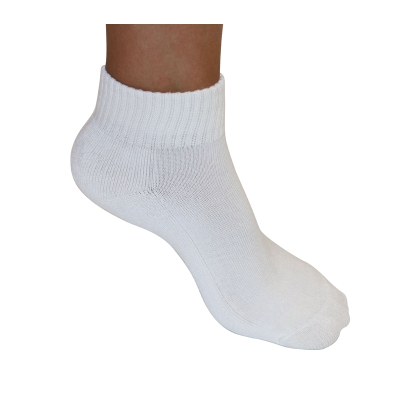 1/4 Crew Bamboo Viscose Socks Small Black Single