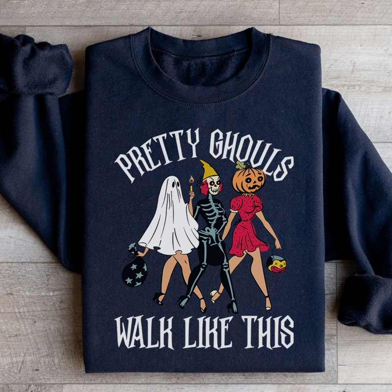 Pretty Ghouls  Sweatshirt S Black