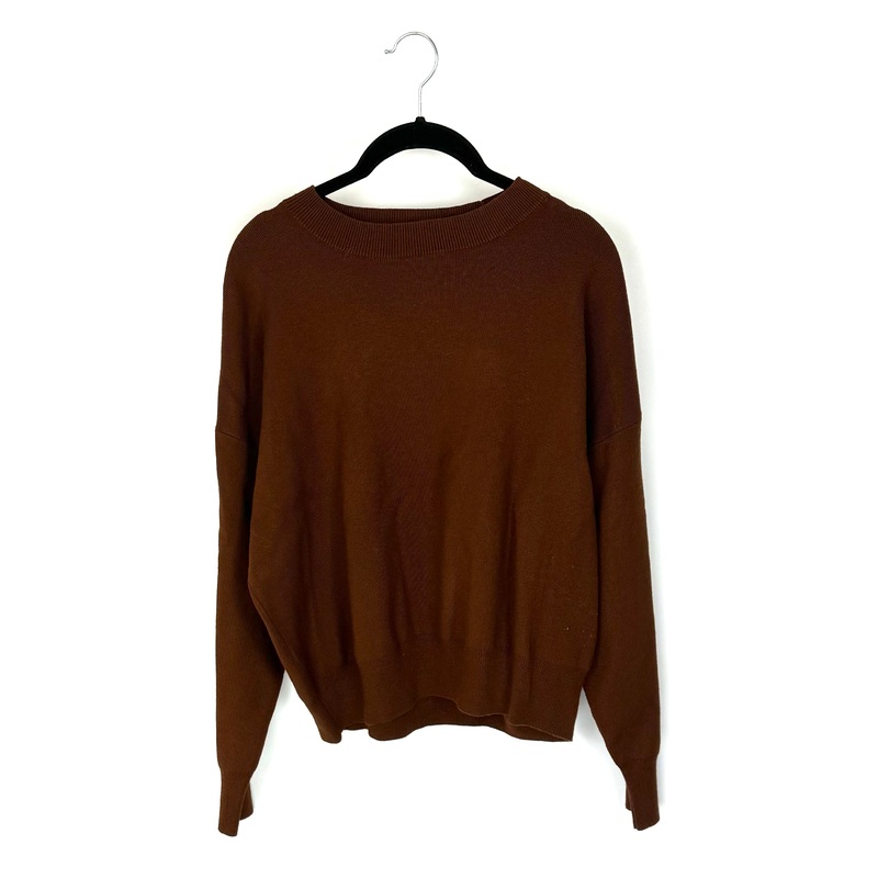 Caramel Brown Knitted Sweater – Size 6/8