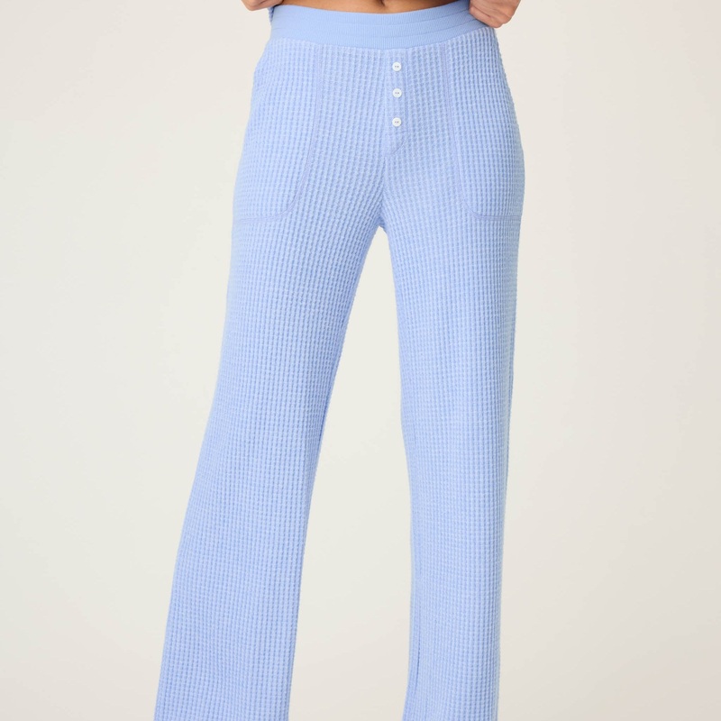 Morning Waffles Solid Peri Open Leg Pant – RUMWP – Periwinkle BLUE S