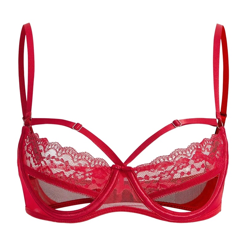 Reka Secret Glimpse Bra – Red Red S