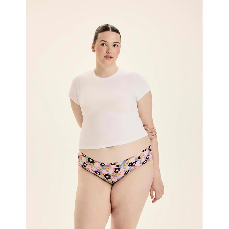 Teen Super Leakproof No-Show Bikini Black XXS