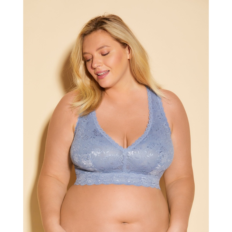 Bralette De Espalda Cruzada Racie Ultra Curvy Blue Diamond XS