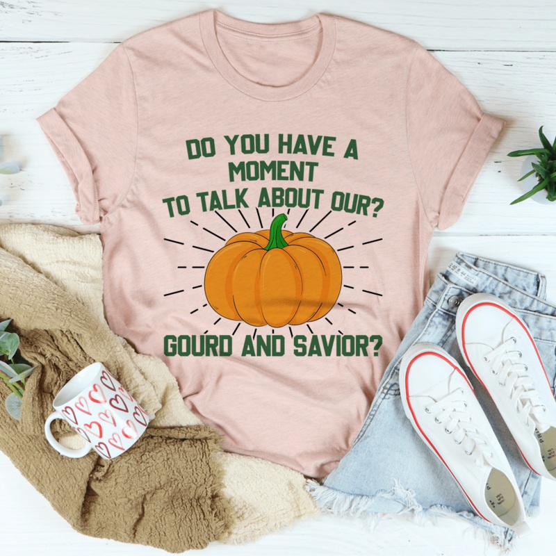 Do You Have A Moment Tee Heather Prism Peach S