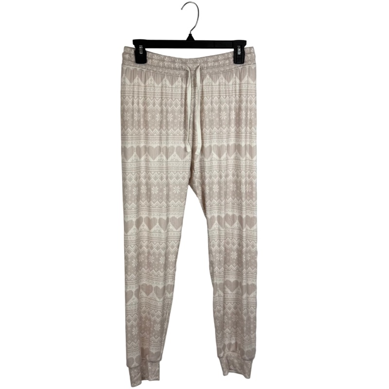 Muted Pink Patterned Jogger Pants – Size 0/2