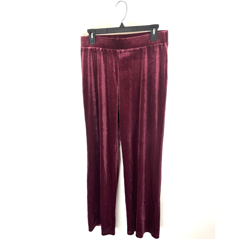 Plum Velour Pants – Size 6/8