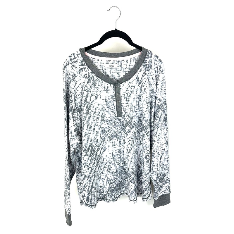Soft Grey Sleepwear Top – Size 6/8
