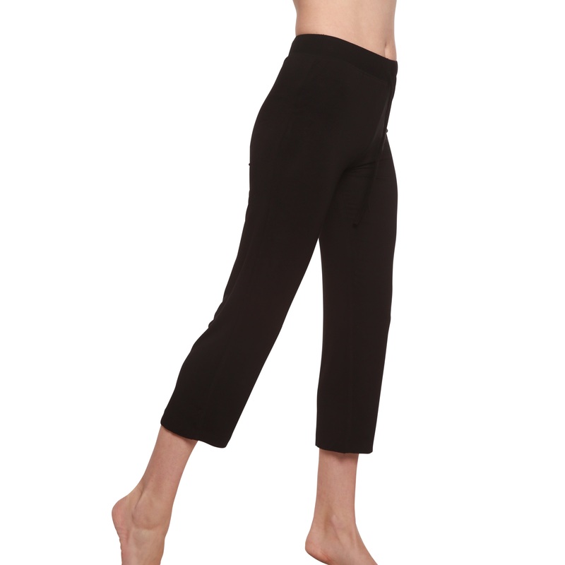 Women’s Bamboo Viscose Lounge Pants Medium Black