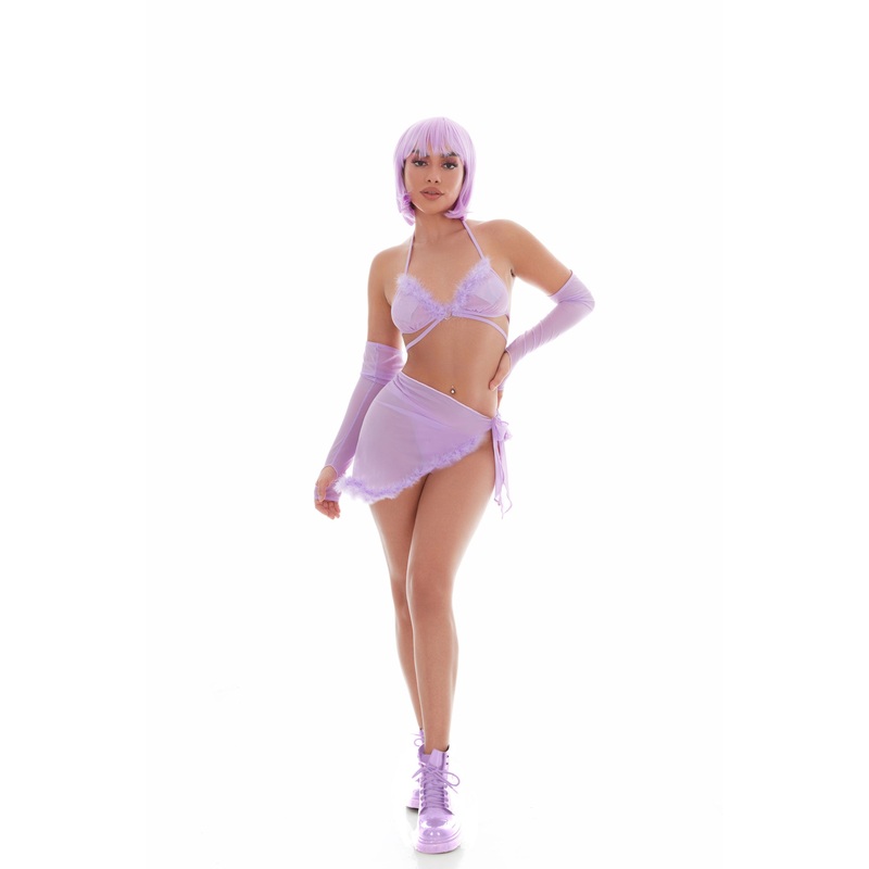 Feeling Fuzzy 5pc Set – Small/medium Lilac