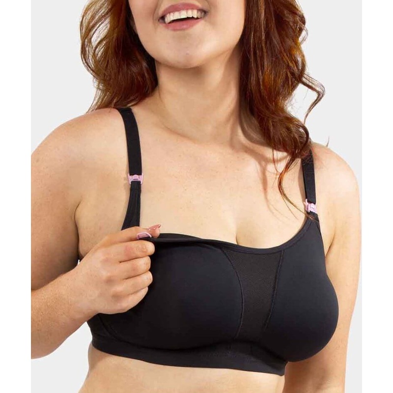 Triumph Mamabel Active Wire-free Maternity & Nursing Sports Bra – Black 32C